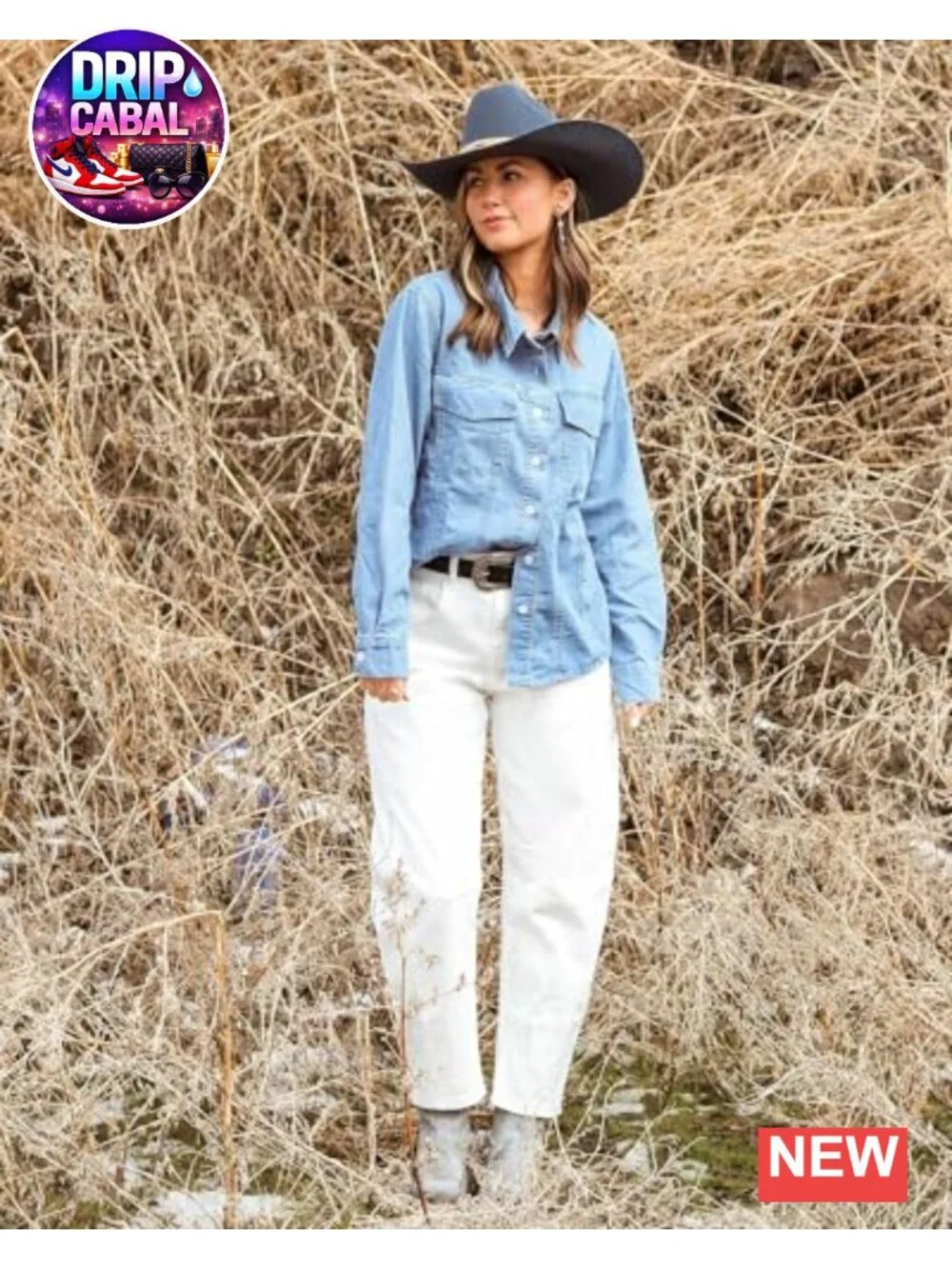 High Waist Baggy Cropped Barrel Jeans Stretch Denim Women